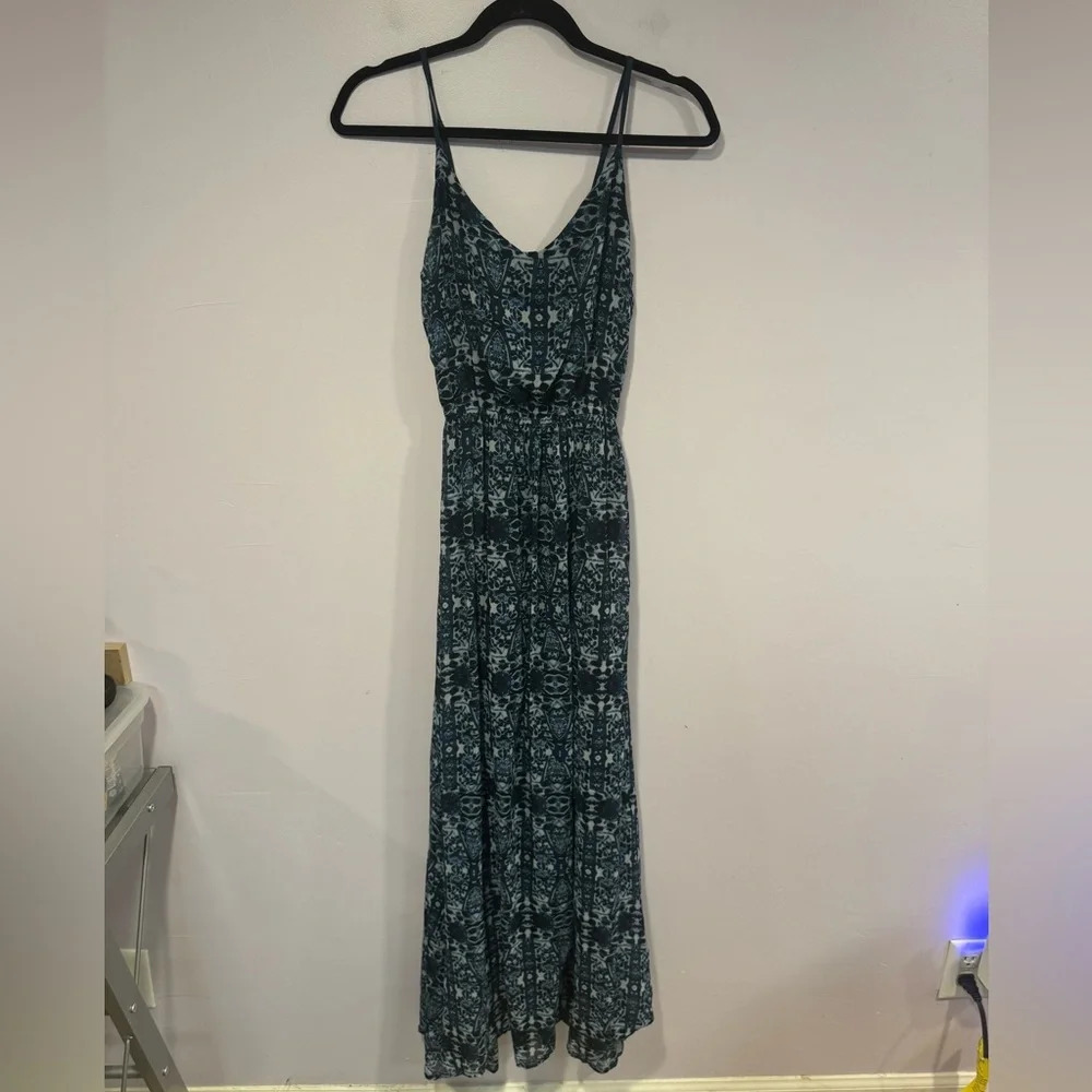 Blue‎ abercrombie and fitch Aztec maxi dress